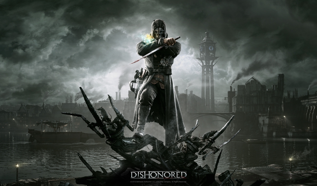 Dishonored 2012 for 1024 x 600 widescreen resolution