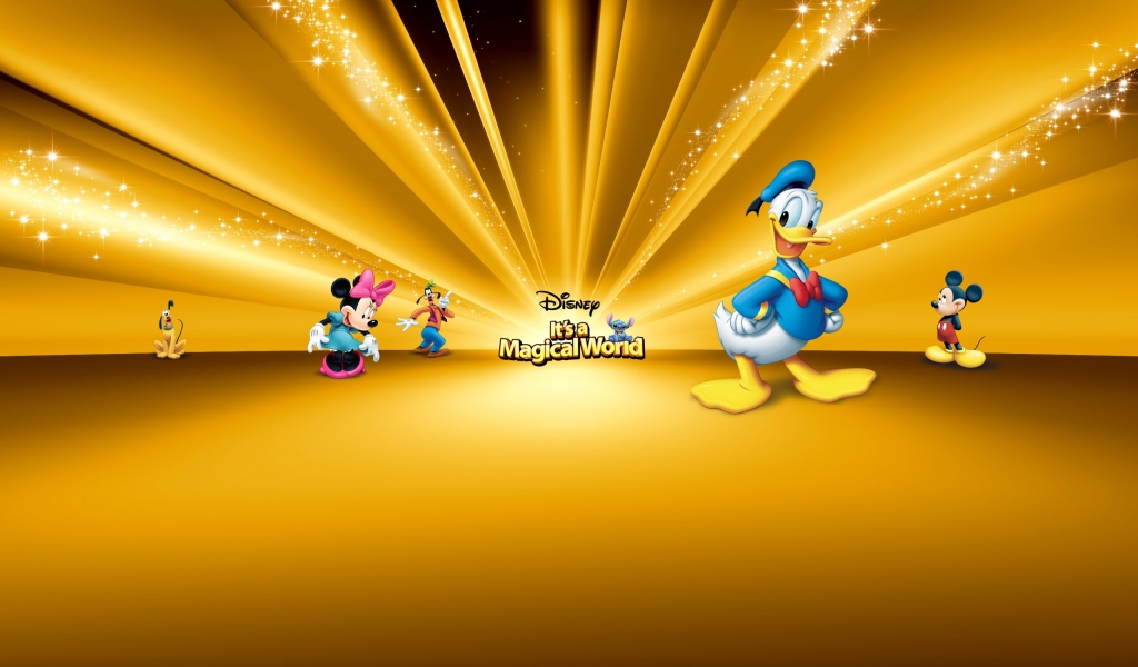 Disney Characters for 1024 x 600 widescreen resolution