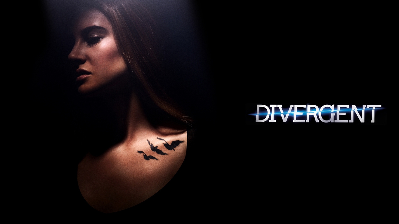 Divergent 2014 Film for 1366 x 768 HDTV resolution