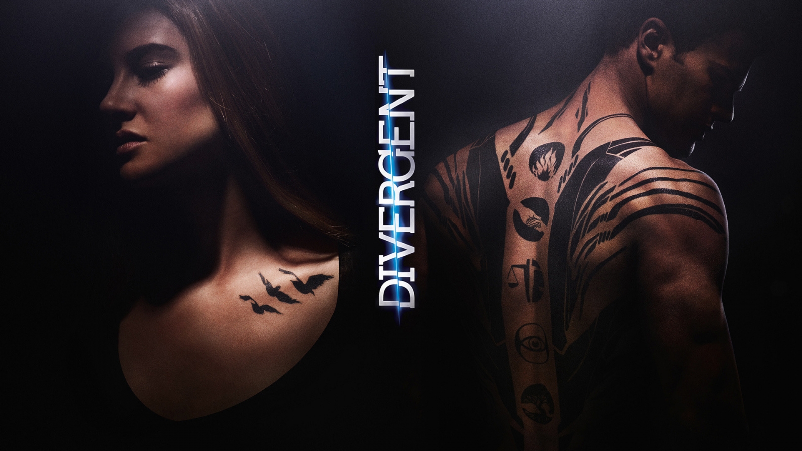 Divergent Movie for 1600 x 900 HDTV resolution