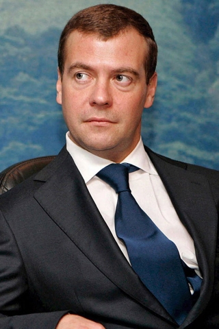 Dmitry Medvedev for 320 x 480 iPhone resolution