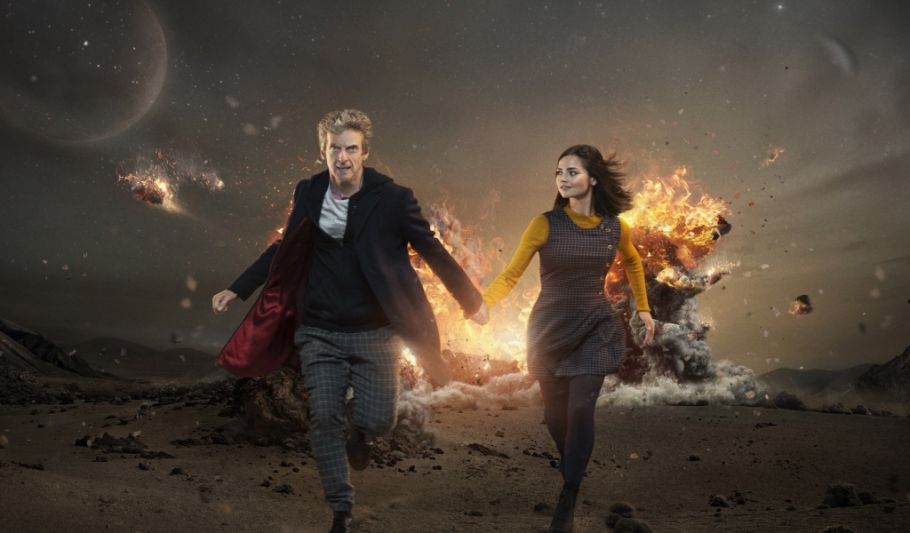 Doctor Who Explosion for 1024 x 600 widescreen resolution