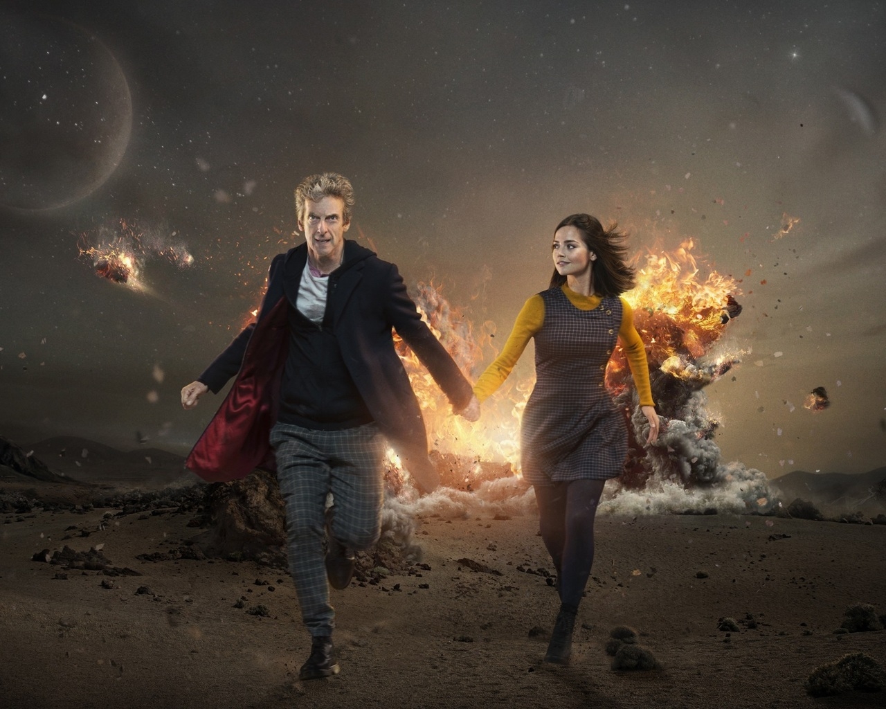 Doctor Who Explosion for 1280 x 1024 resolution