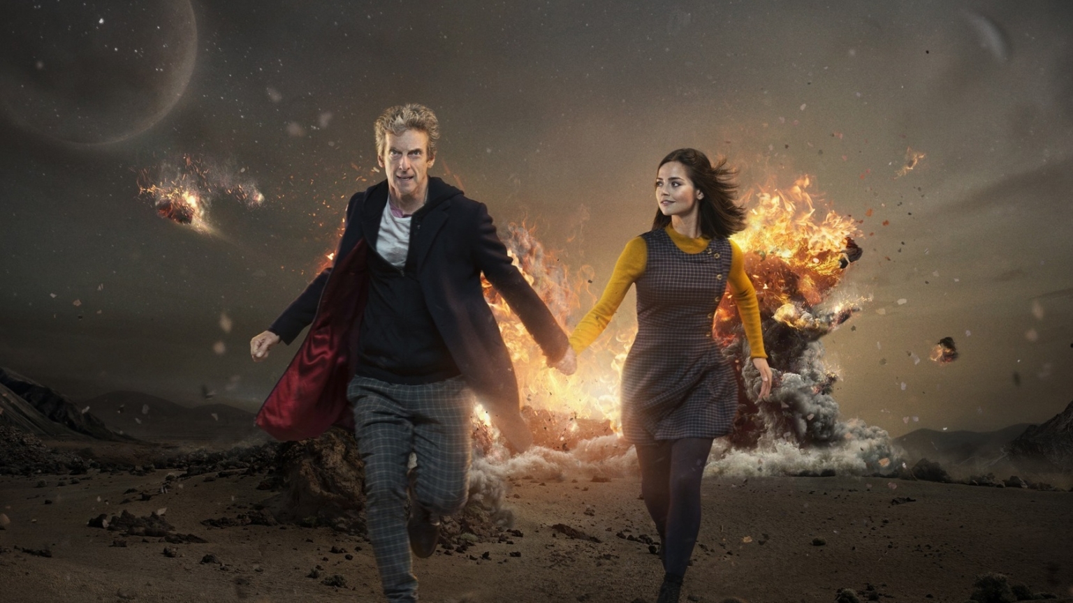 Doctor Who Explosion for 1536 x 864 HDTV resolution