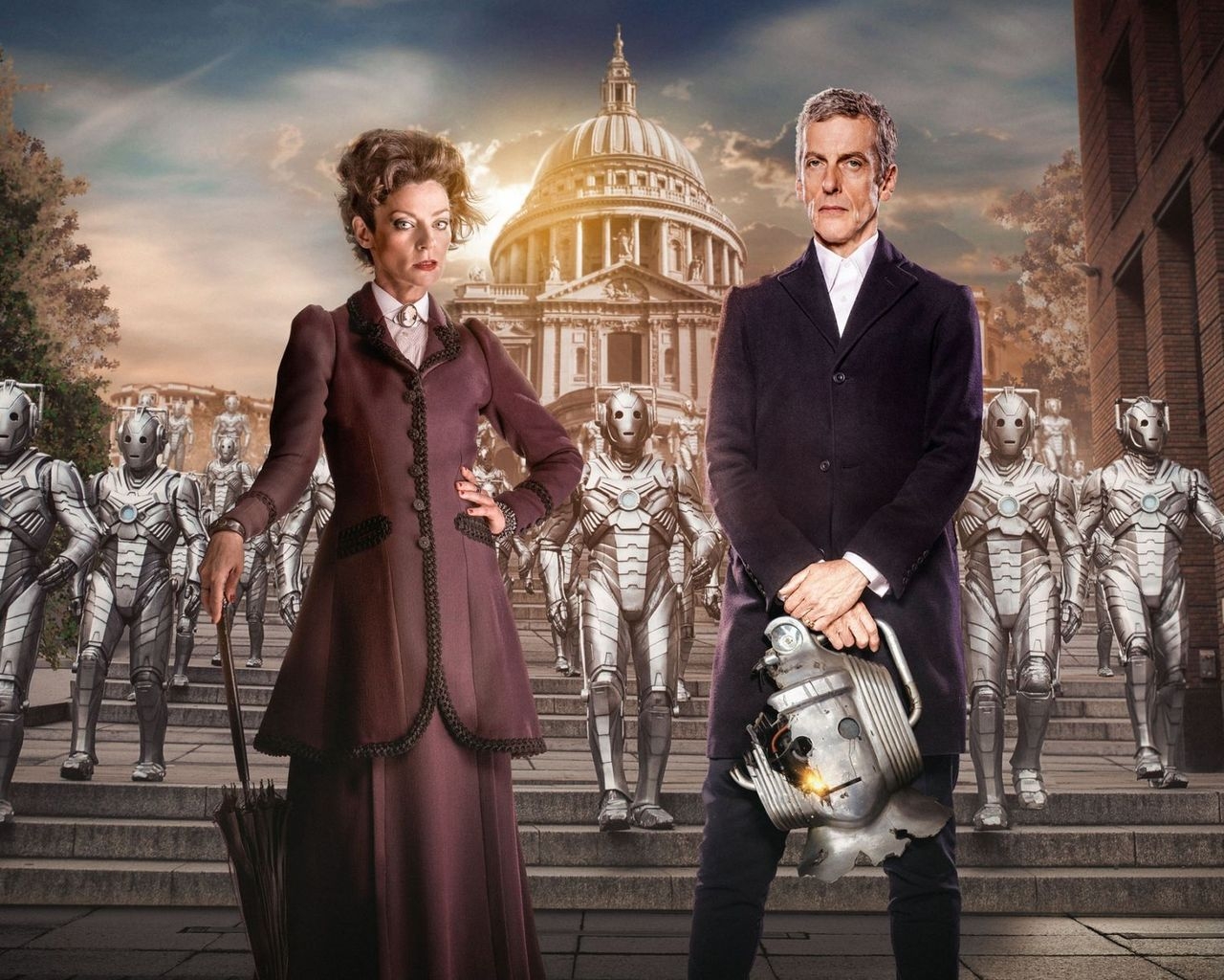 Doctor Who Robots for 1280 x 1024 resolution