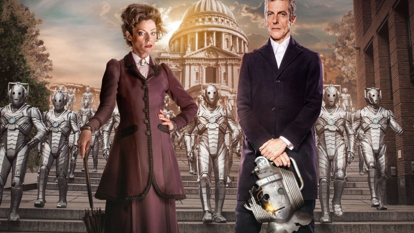 Doctor Who Robots for 1366 x 768 HDTV resolution