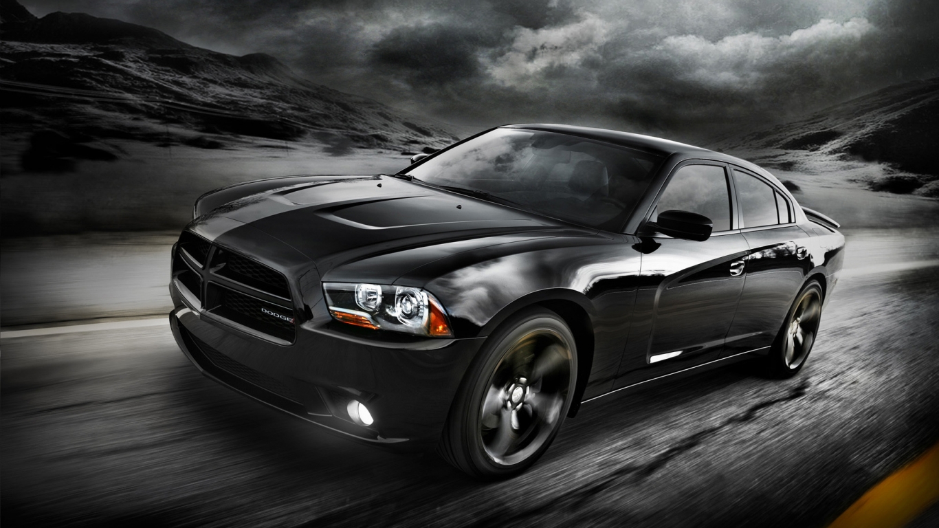 Dodge Charger Blacktop 2012 for 1366 x 768 HDTV resolution