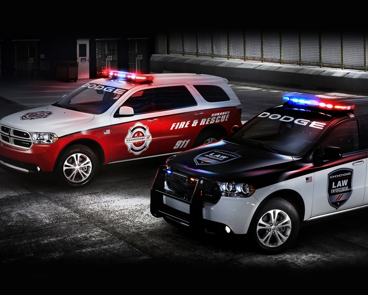 Dodge Police and Fire Cars for 1280 x 1024 resolution