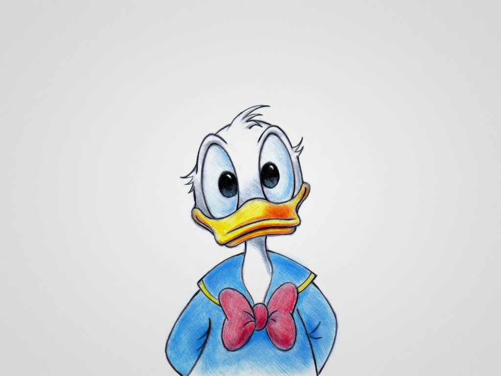Donald Duck for 1024 x 768 resolution