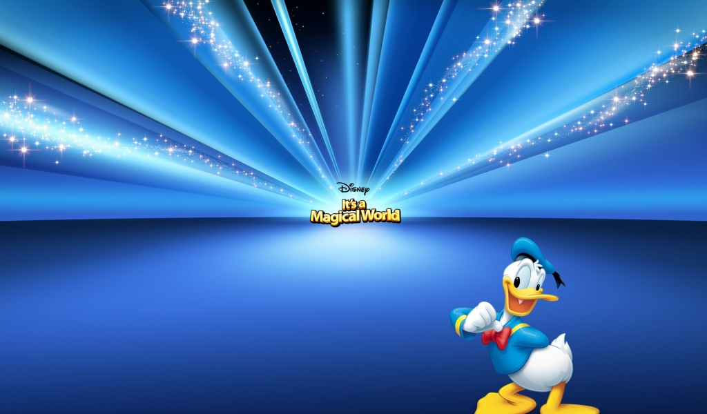 Donald Duck Cartoon for 1024 x 600 widescreen resolution