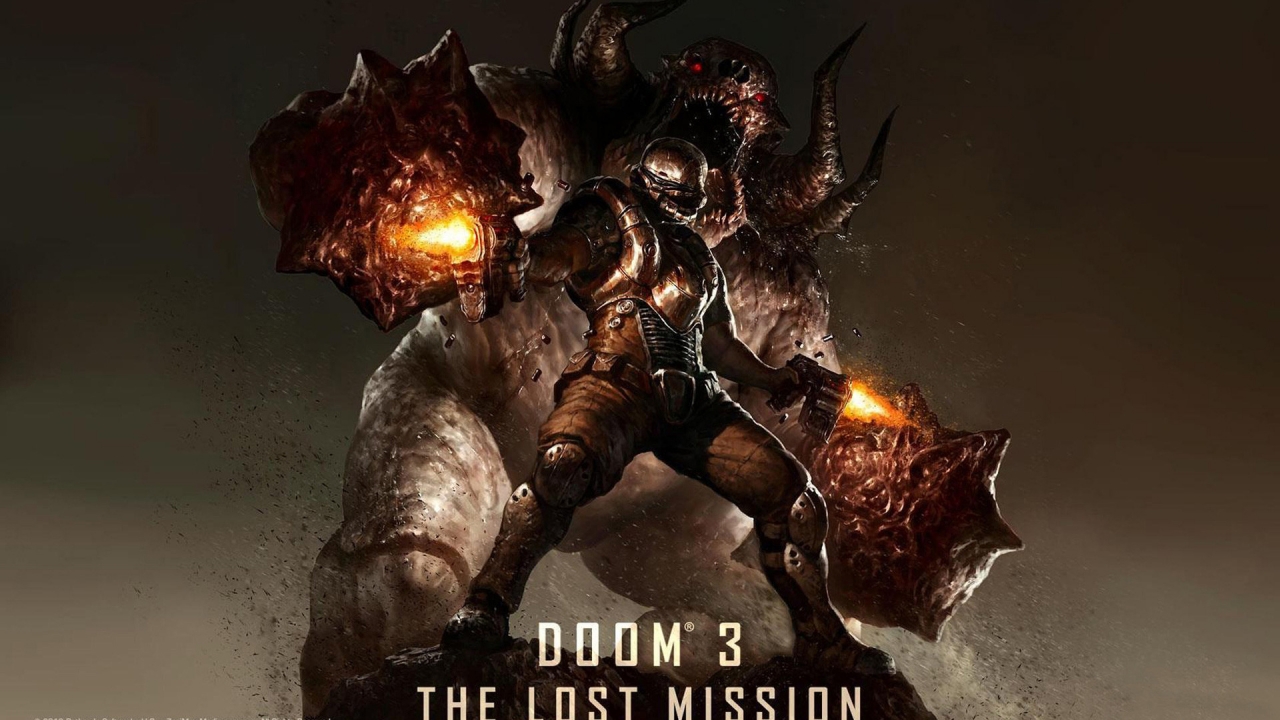 Doom 3 for 1280 x 720 HDTV 720p resolution