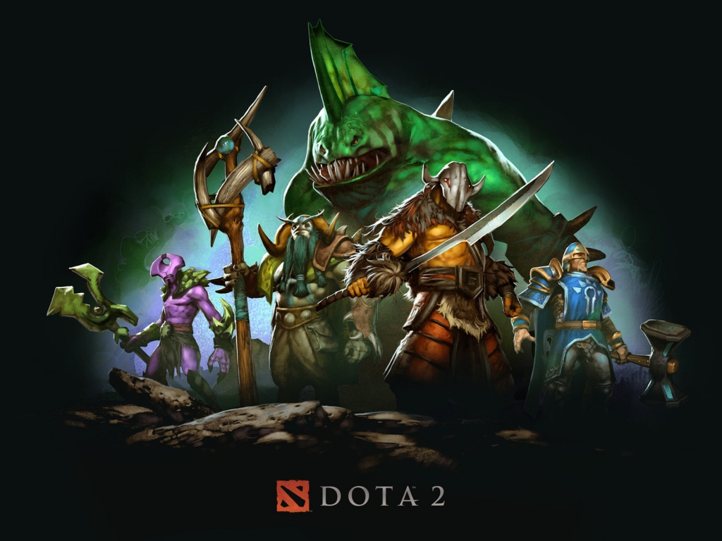 Dota 2 Characters for 1024 x 768 resolution