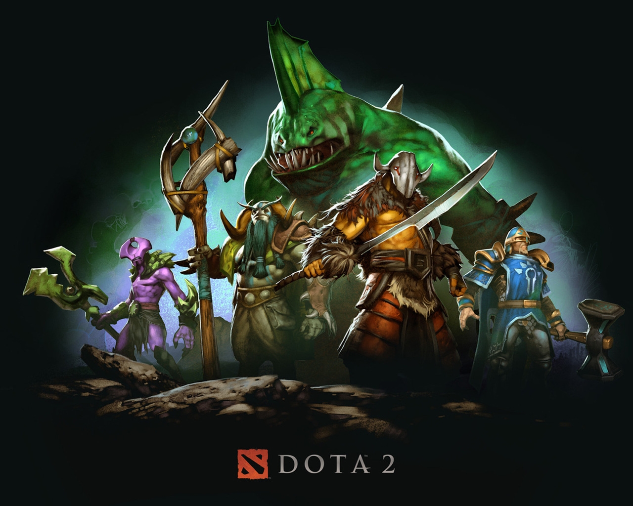 Dota 2 Characters for 1280 x 1024 resolution