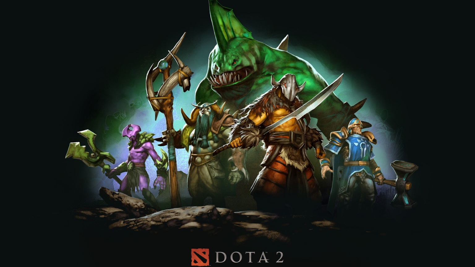 Dota 2 Characters for 1536 x 864 HDTV resolution