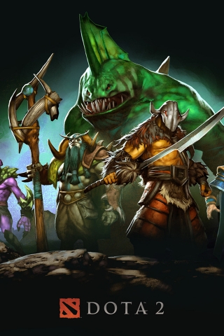 Dota 2 Characters for 320 x 480 iPhone resolution
