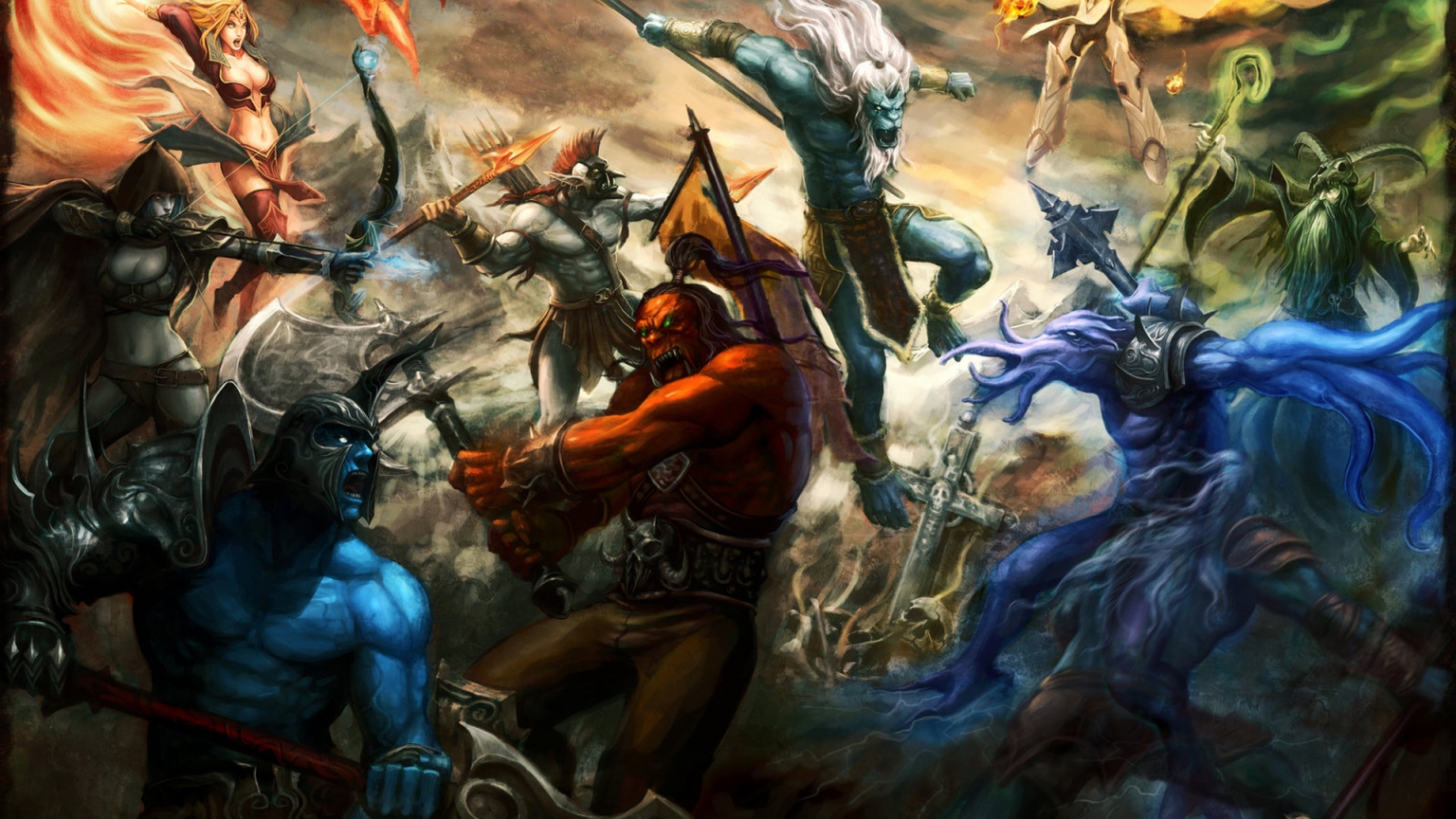 Dota Defense of the Ancients for 1536 x 864 HDTV resolution