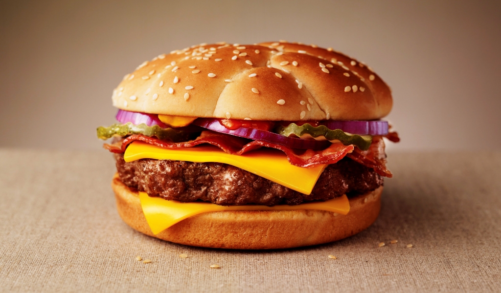 Double Cheeseburger for 1024 x 600 widescreen resolution
