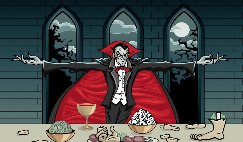 Dracula Count for 1024 x 600 widescreen resolution