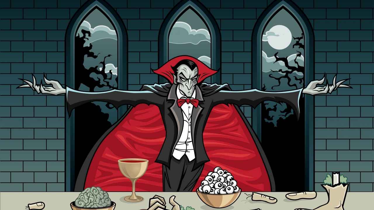 Dracula Count for 1280 x 720 HDTV 720p resolution