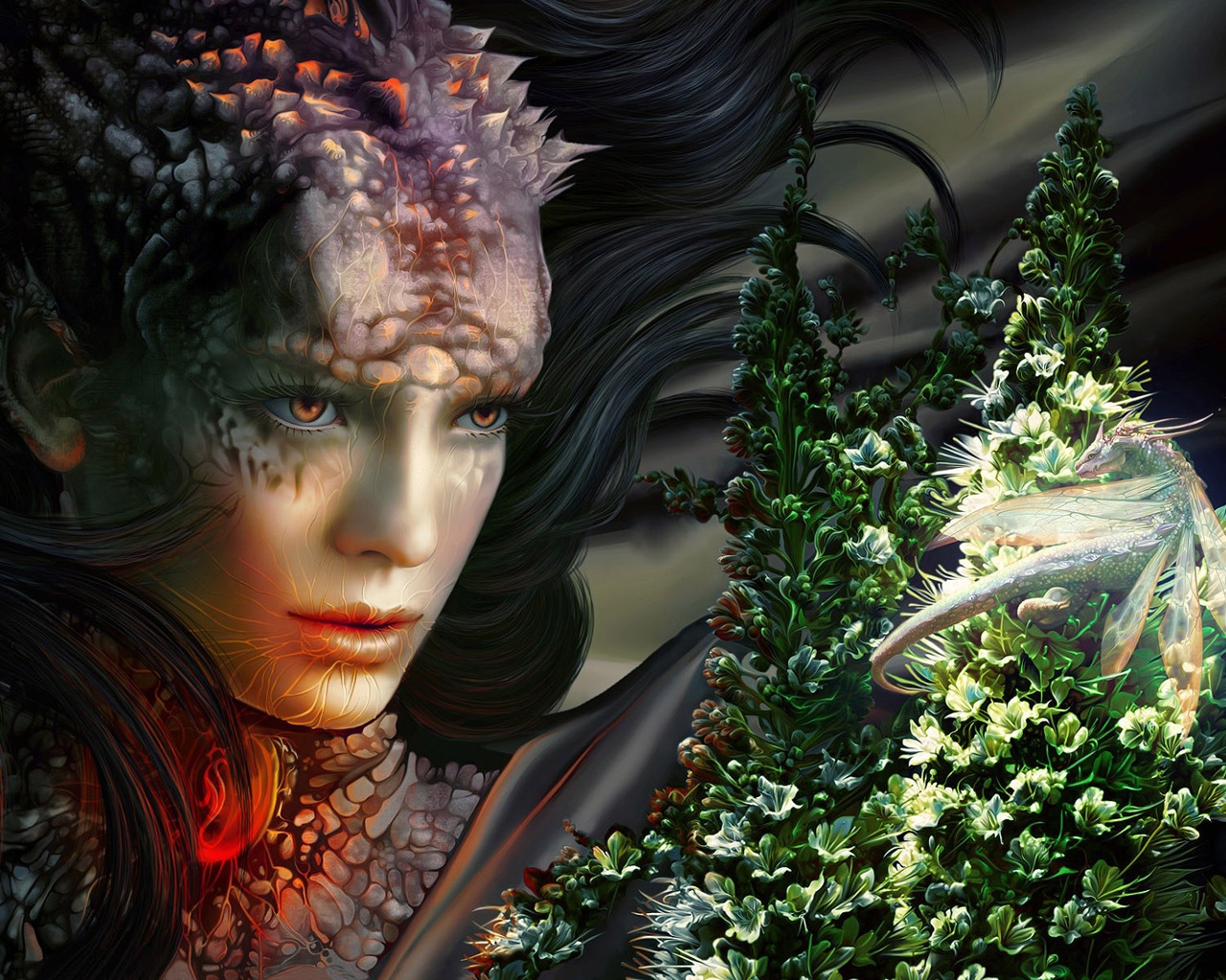 Dragon Woman for 1280 x 1024 resolution
