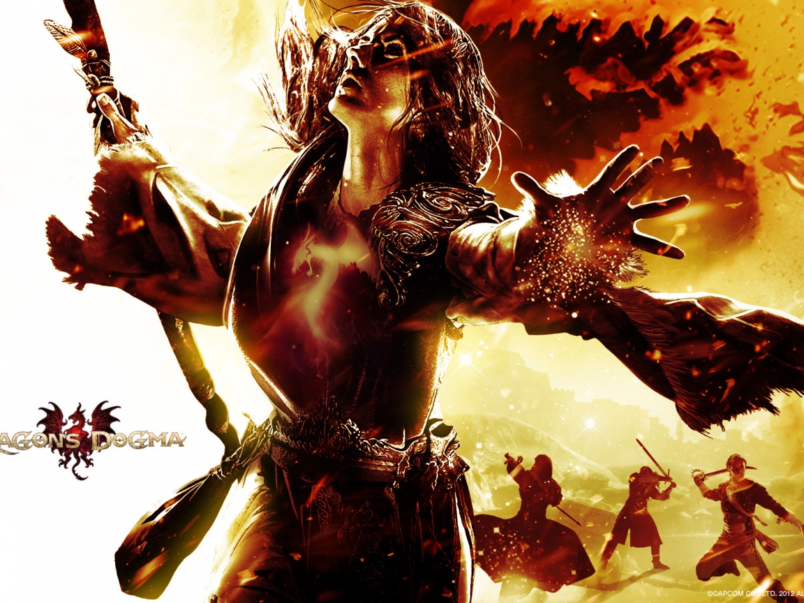 Dragons Dogma Sorceror for 1152 x 864 resolution