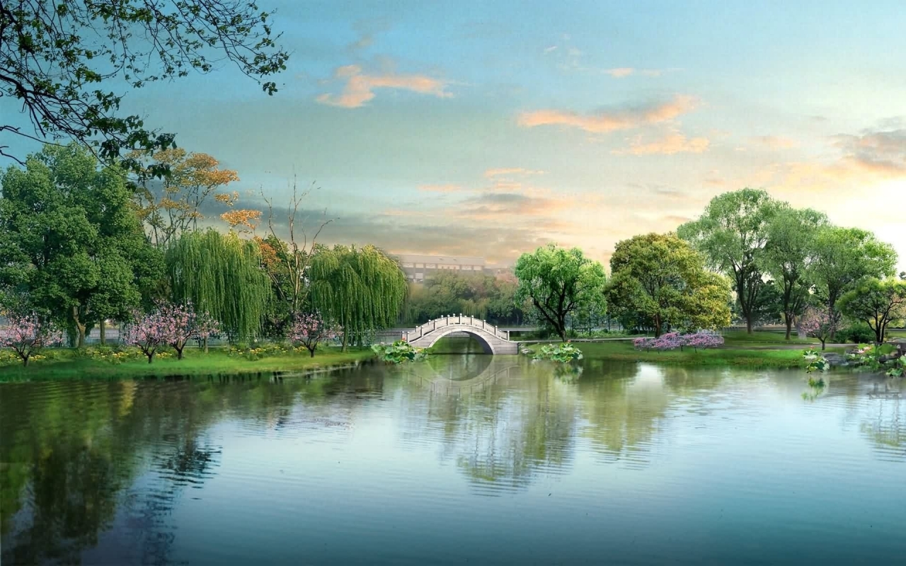 Dream Garden for 1280 x 800 widescreen resolution