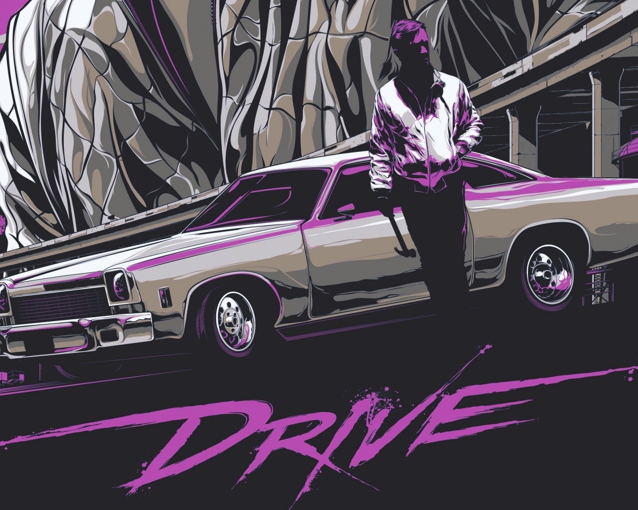 Drive Movie Ryan Gosling for 1280 x 1024 resolution