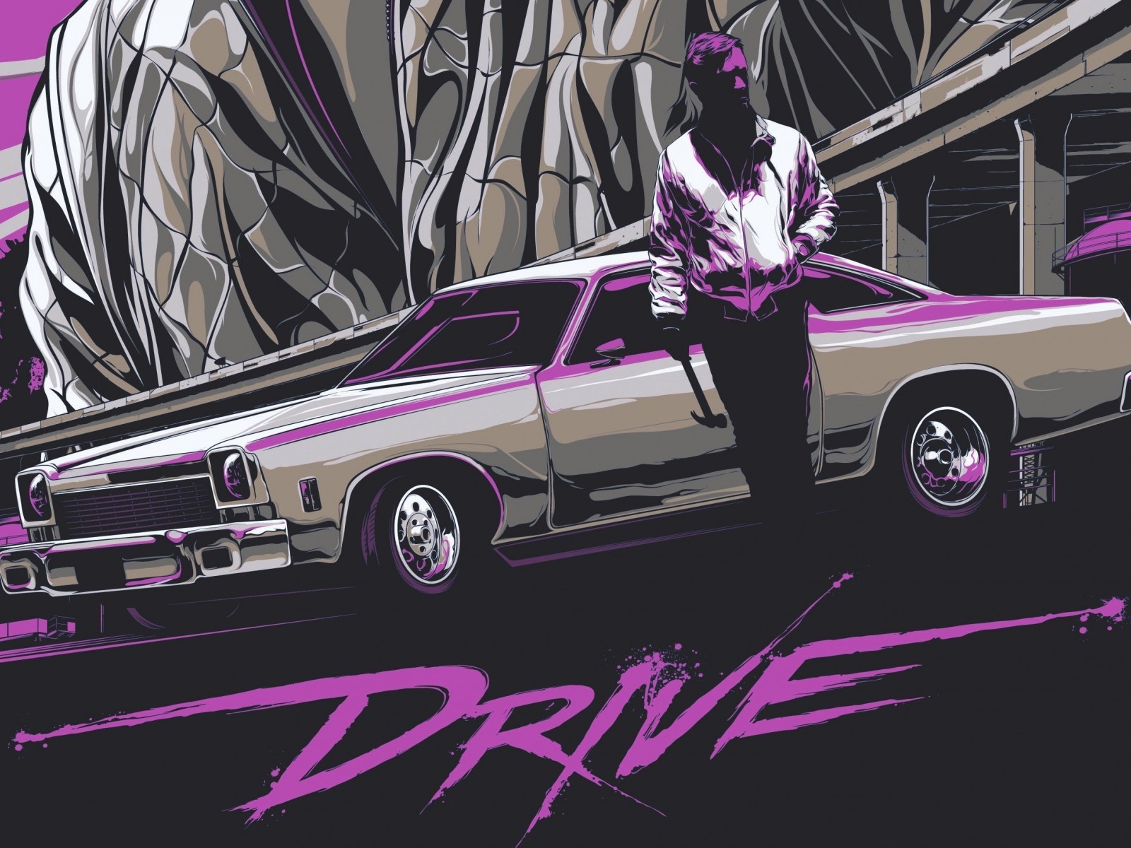 Drive Movie Ryan Gosling for 1600 x 1200 resolution