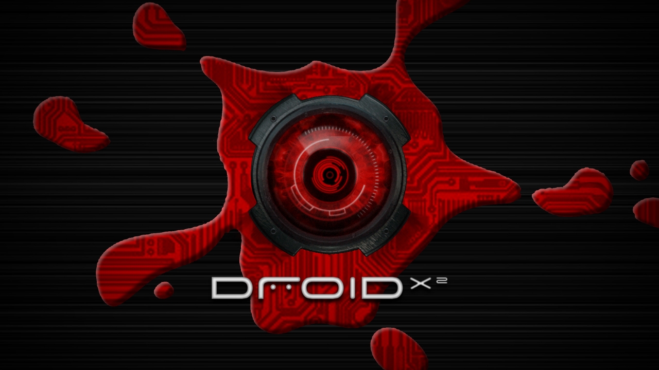 Droid X2 Splat for 1280 x 720 HDTV 720p resolution