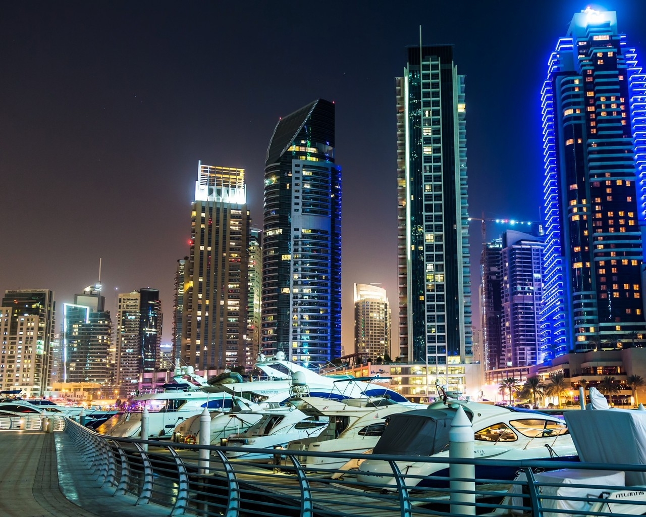 Dubai Marina View for 1280 x 1024 resolution