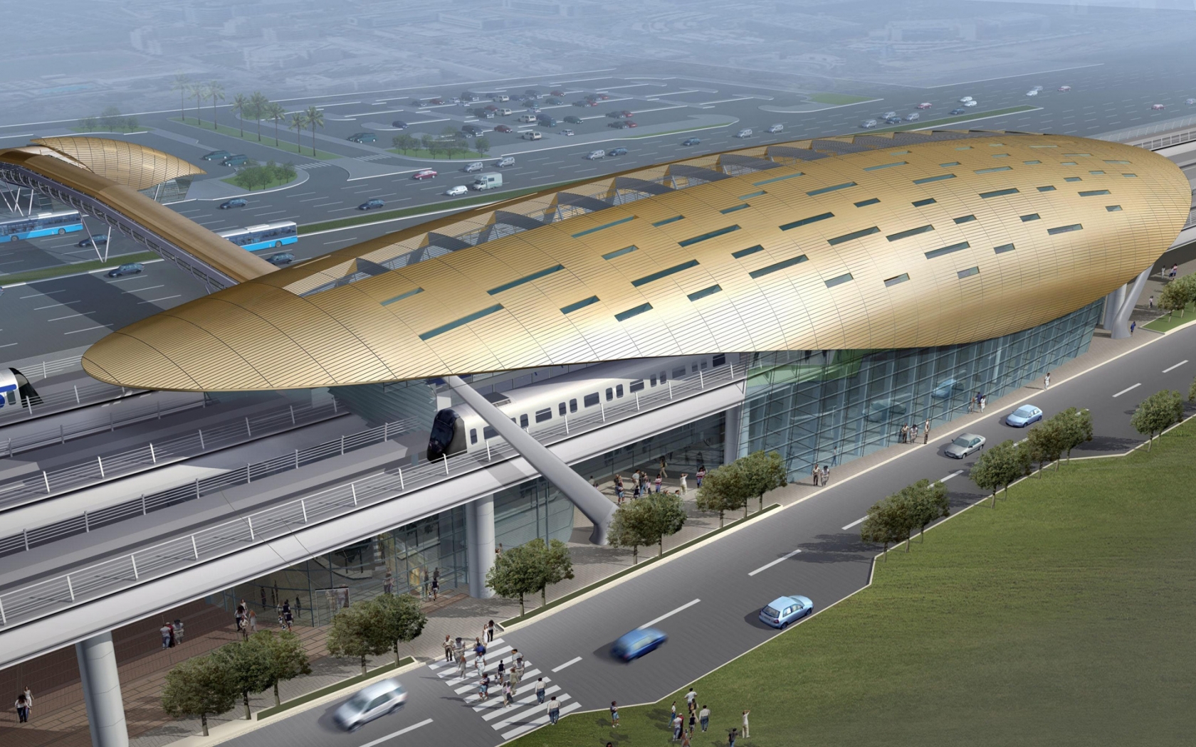 Dubai Metro Station for 1680 x 1050 widescreen resolution