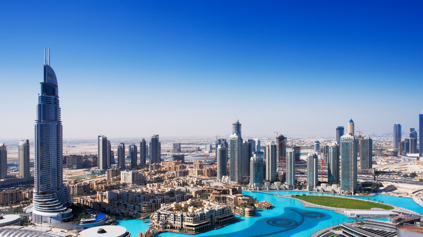 Dubai Overview for 1366 x 768 HDTV resolution