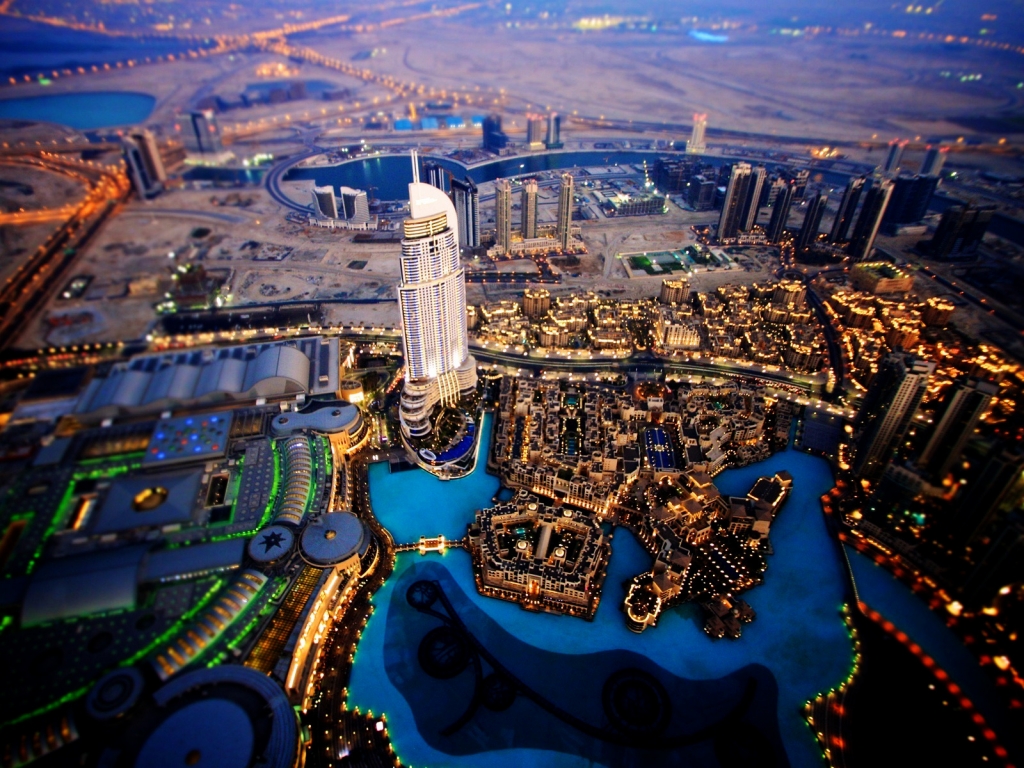 Dubai Sky View for 1024 x 768 resolution