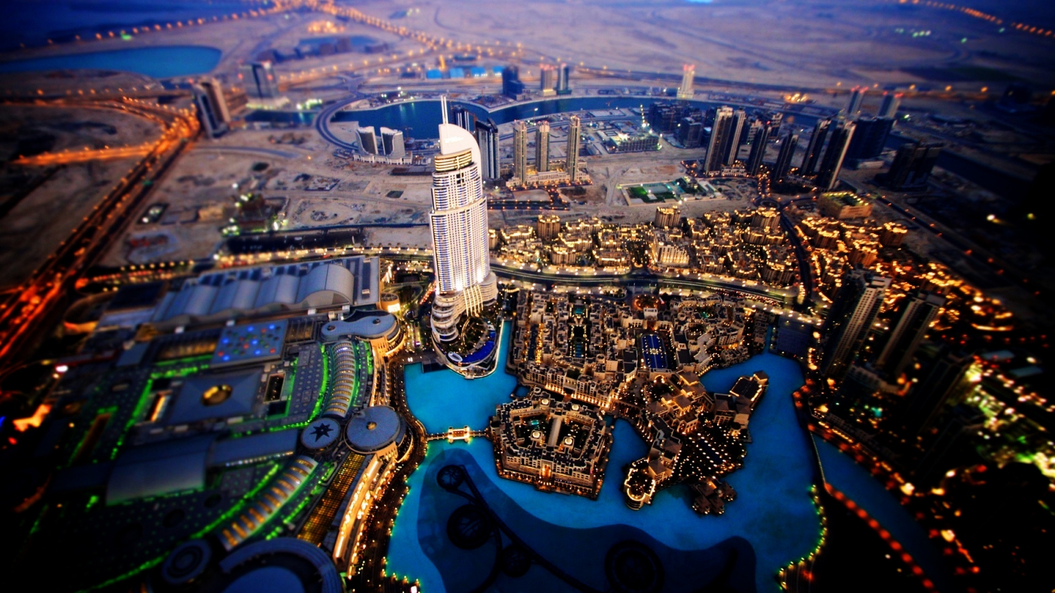 Dubai Sky View for 1536 x 864 HDTV resolution