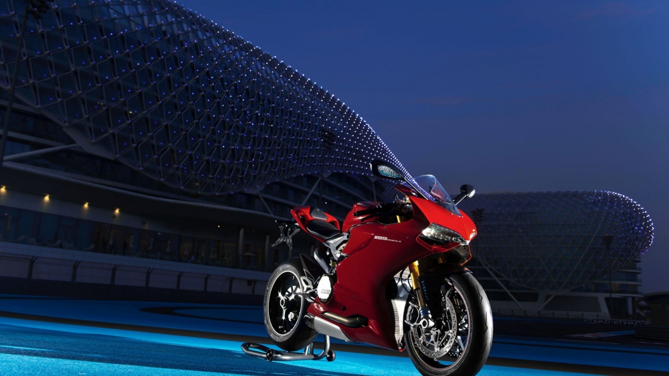 Ducati 1199 Panigale for 1366 x 768 HDTV resolution
