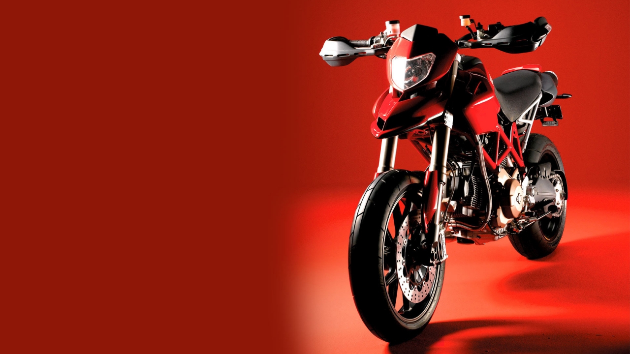 Ducati Hypermotard Red for 1280 x 720 HDTV 720p resolution