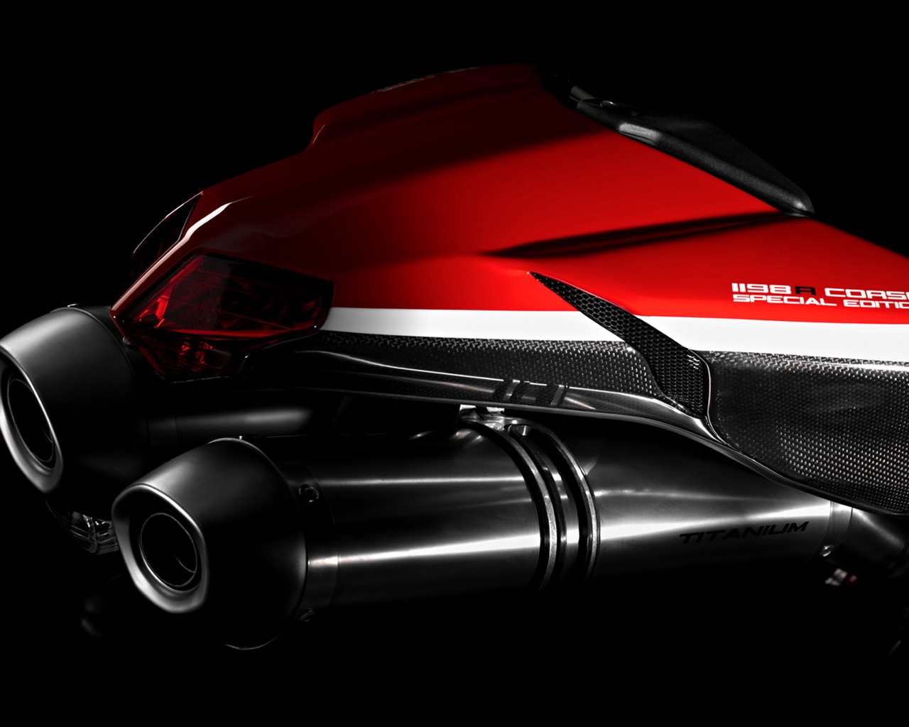 Ducati Superbike-1198-R-Corse Rear for 1280 x 1024 resolution