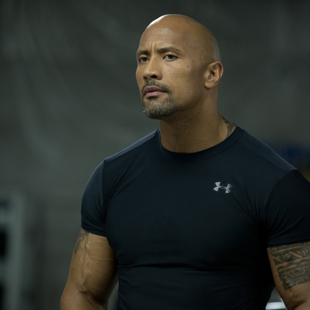 Dwayne Johnson Fast and Furious 6 for 1024 x 1024 iPad resolution