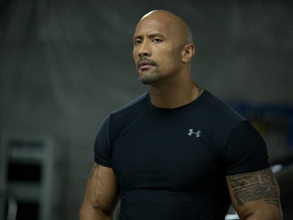 Dwayne Johnson Fast and Furious 6 for 1024 x 768 resolution