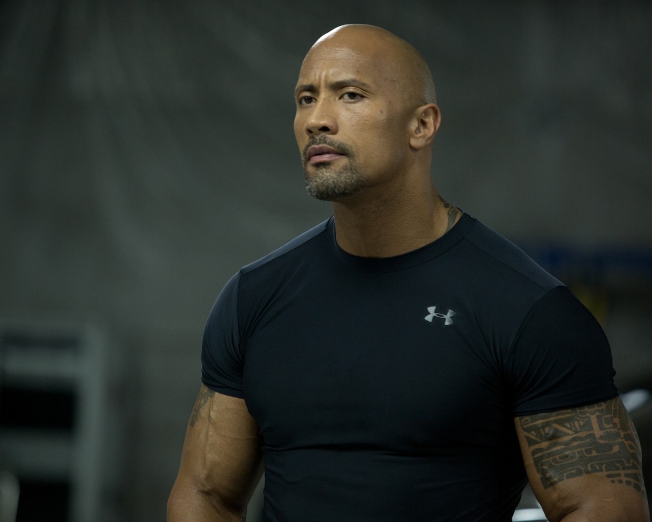 Dwayne Johnson Fast and Furious 6 for 1280 x 1024 resolution