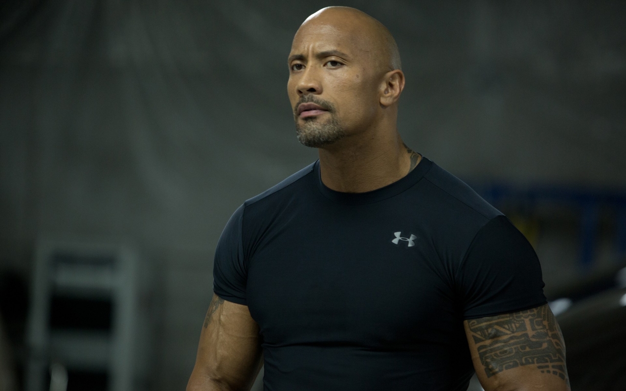 Dwayne Johnson Fast and Furious 6 for 1280 x 800 widescreen resolution