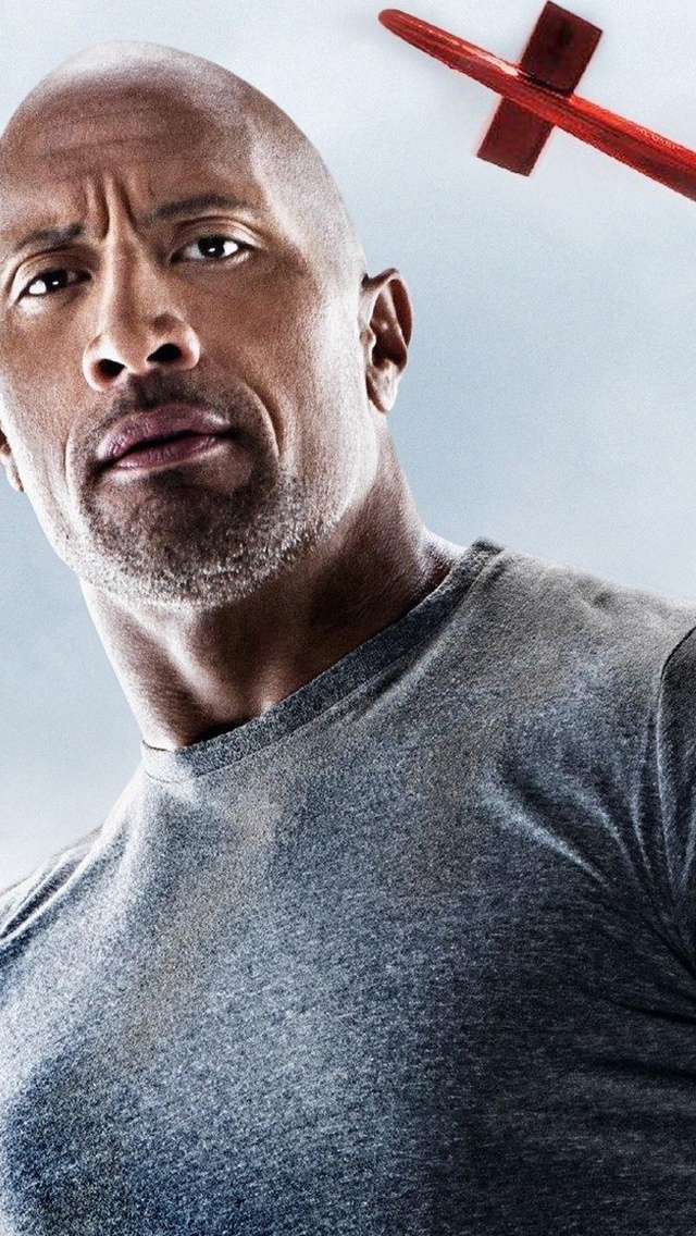 Dwayne Johnson San Andreas for 640 x 1136 iPhone 5 resolution