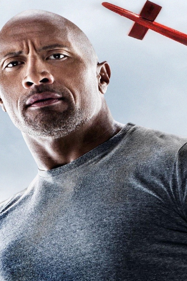 Dwayne Johnson San Andreas for 640 x 960 iPhone 4 resolution
