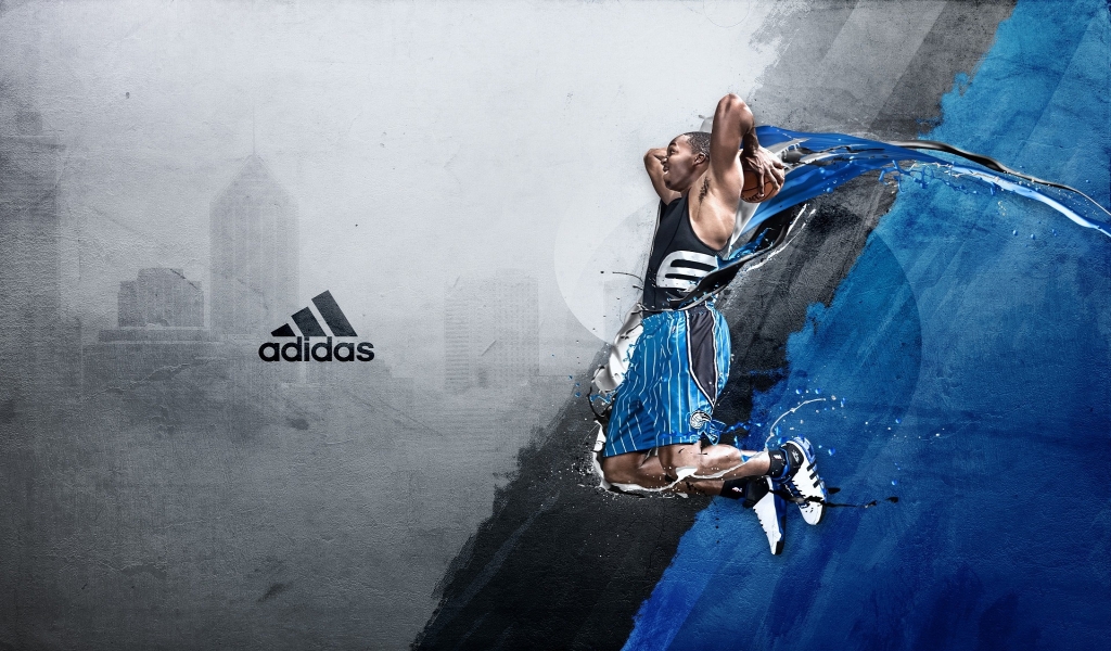 Dwight Howard Adidas for 1024 x 600 widescreen resolution