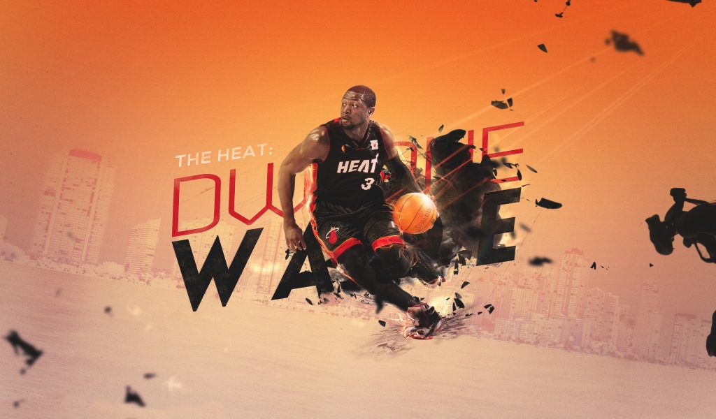 Dwyane Wade Poster for 1024 x 600 widescreen resolution