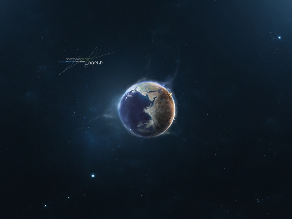 Earth for 1024 x 768 resolution