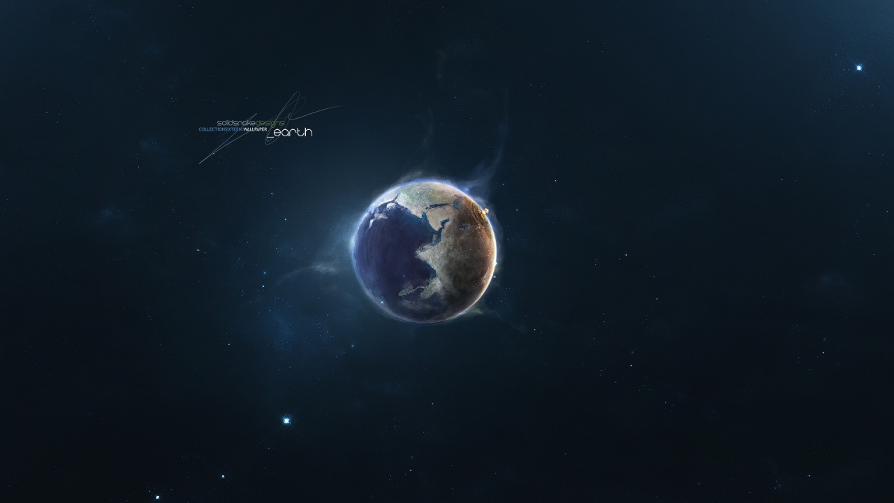 Earth for 1280 x 720 HDTV 720p resolution
