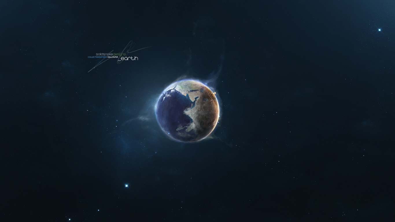Earth for 1366 x 768 HDTV resolution