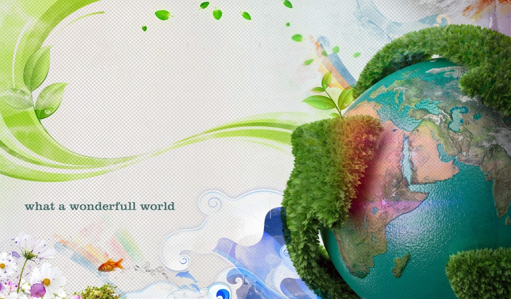 Earth Day for 1024 x 600 widescreen resolution