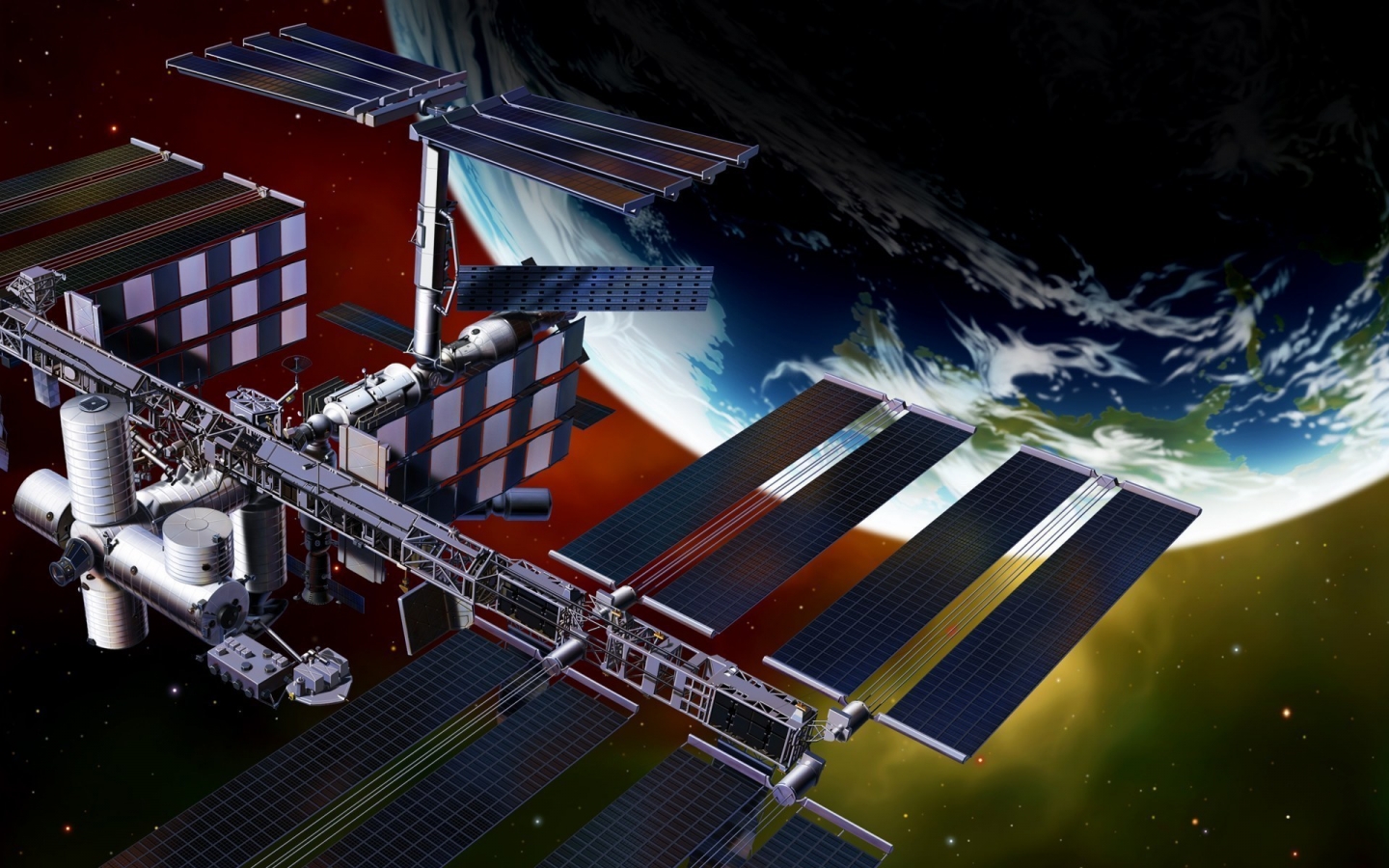 Earth Orbit Station for 1440 x 900 widescreen resolution